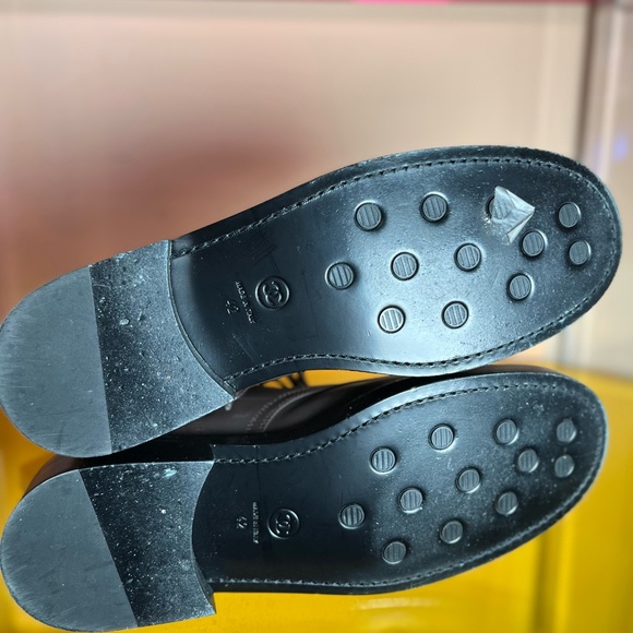 Chanel Brown Soft Logo Lambskin Combat Boots - Picture 4 of 4